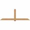 Ekena Millwork Eugene Smooth Timber Gable Bracket, Western Red Cedar, 96"W x 36"H x 3 1/2"D x 5 1/2"F, 9/12 Pitch GBW096X36X0406EUG00SWR - alternate 1